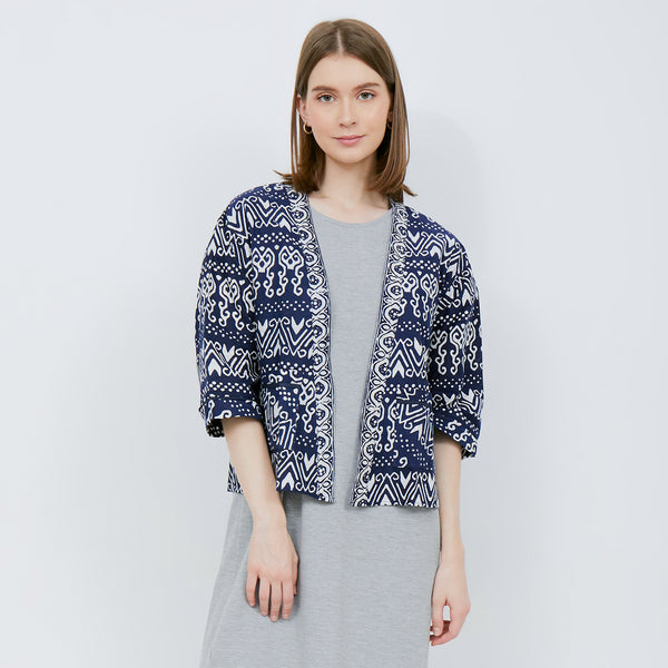 Outer Gabie Batik Navy